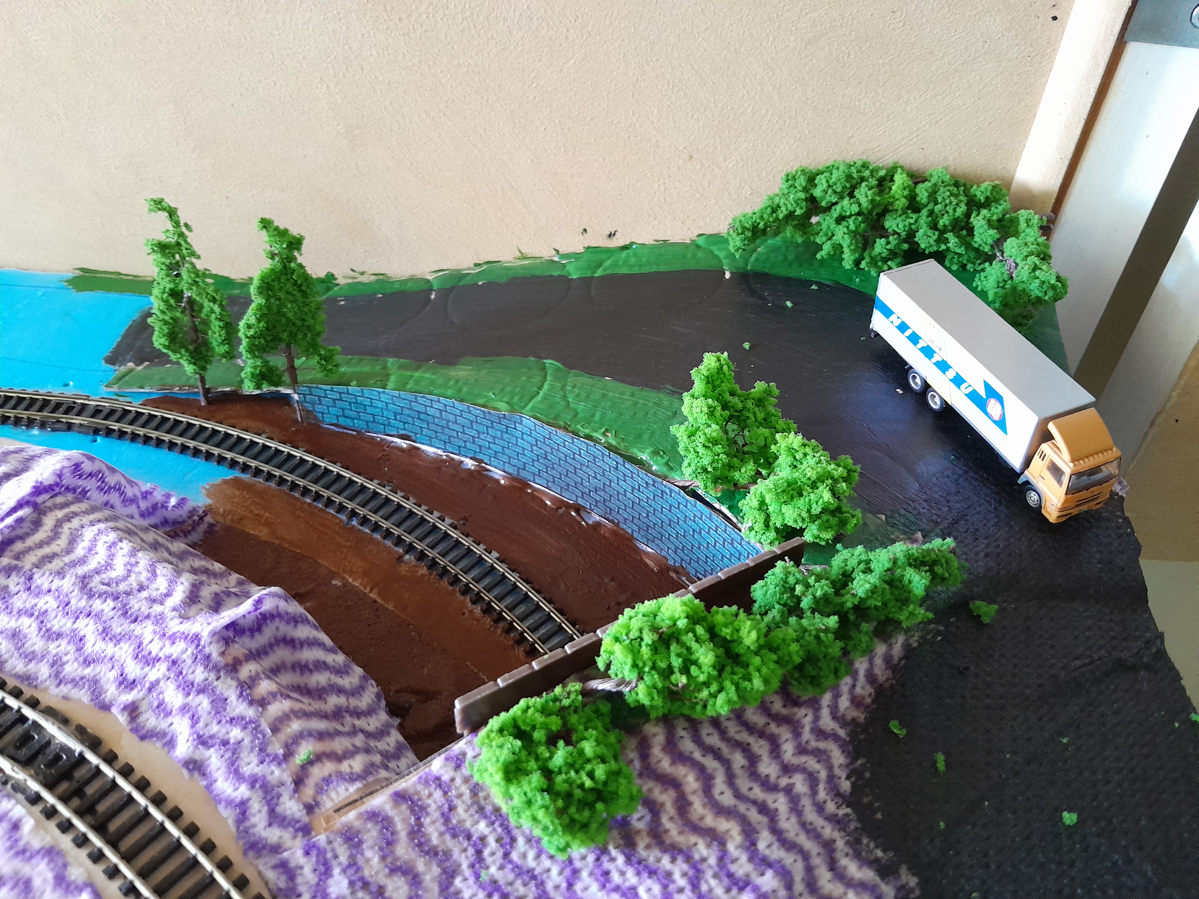 First corner started.