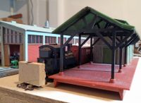 Wombat Creek narrow gauge railway goods shed   [wct 220709b.jpg uploaded 10 Jul 2022]